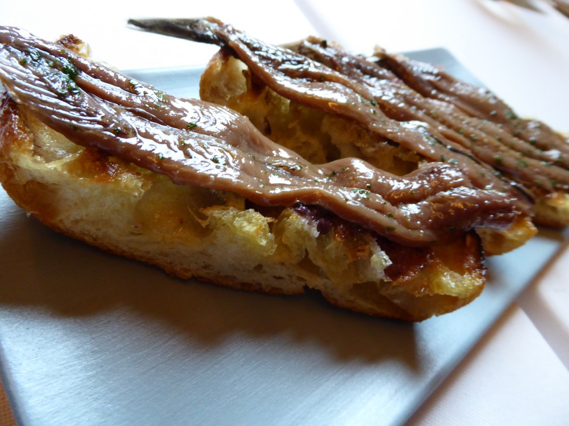 Local Anchovies at Etxebarri